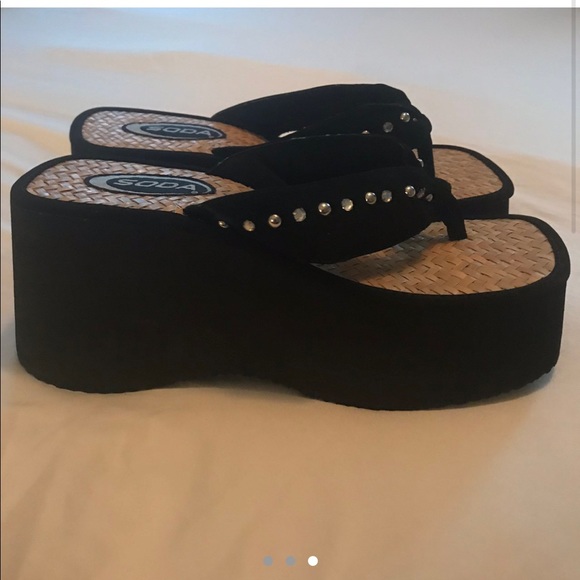 Soda Shoes Last 2 Pairs Vintage Platform Sandals Poshmark